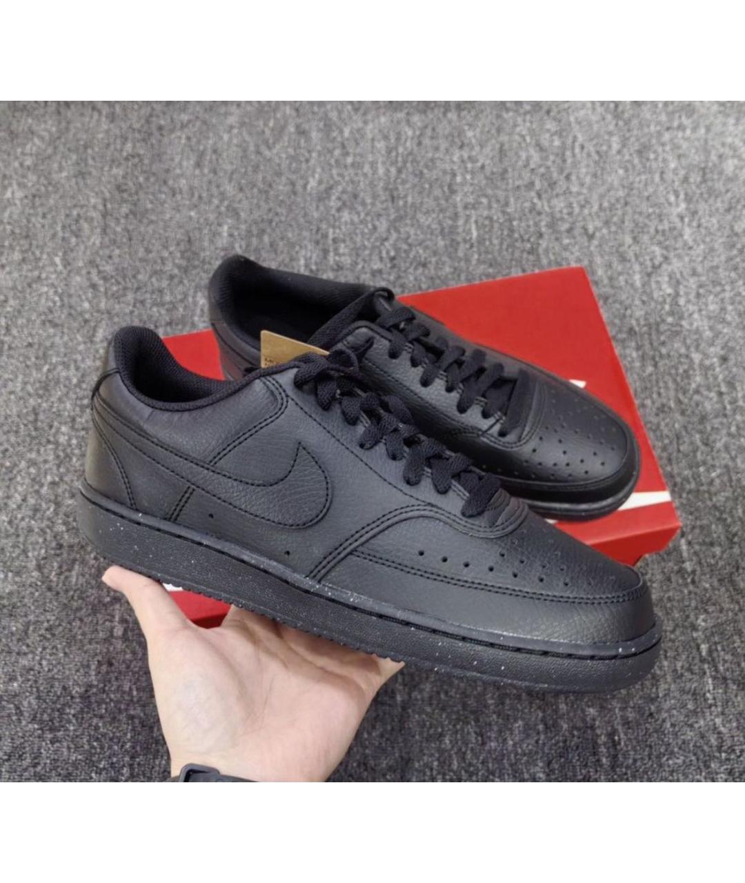 NIKE Черные низкие кроссовки / кеды, фото 7