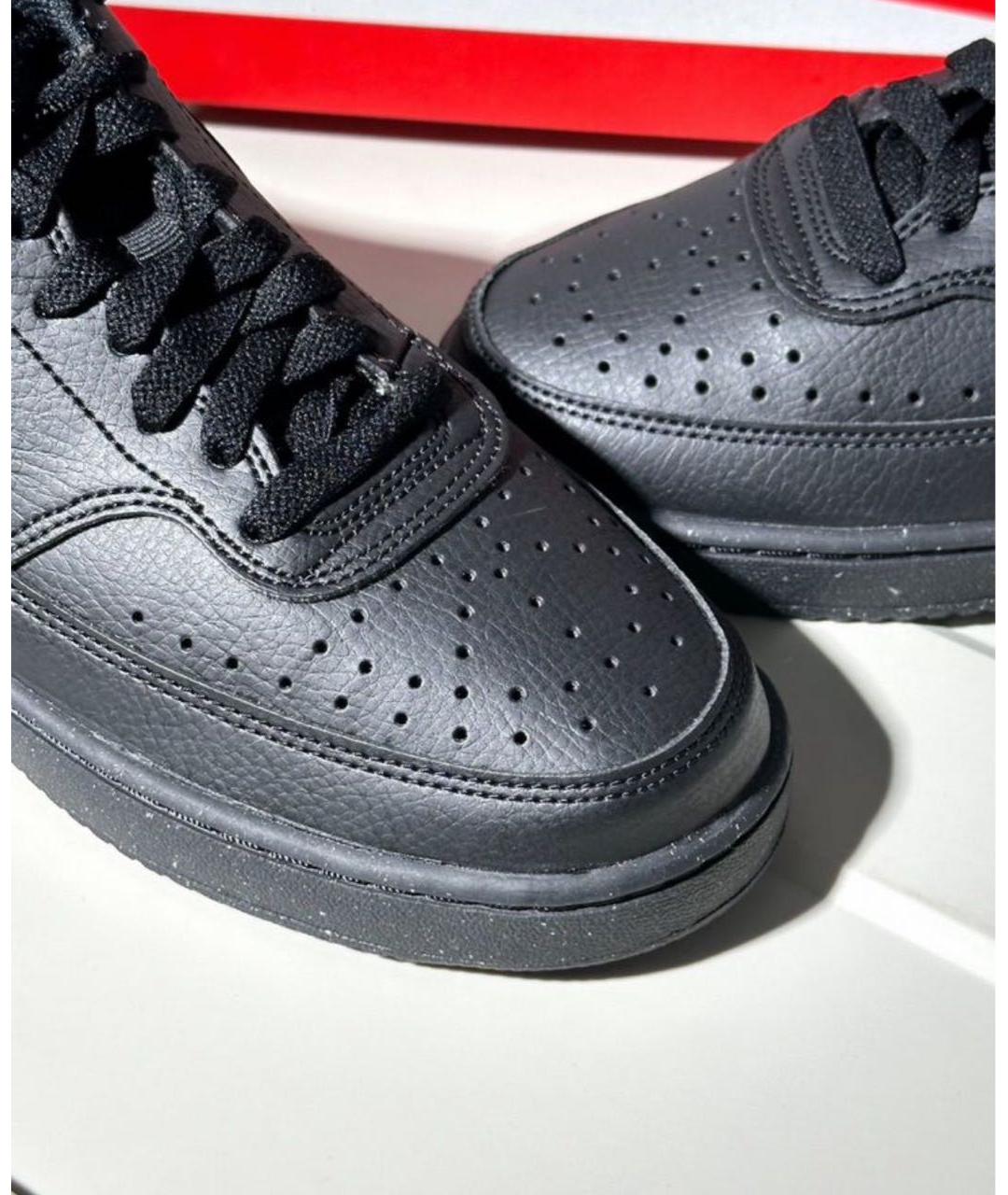 NIKE Черные низкие кроссовки / кеды, фото 6