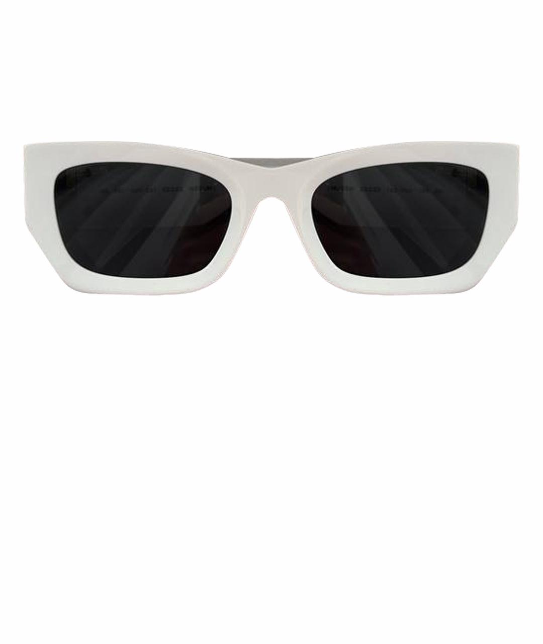 MIU MIU Белые пластиковые солнцезащитные очки, фото 1