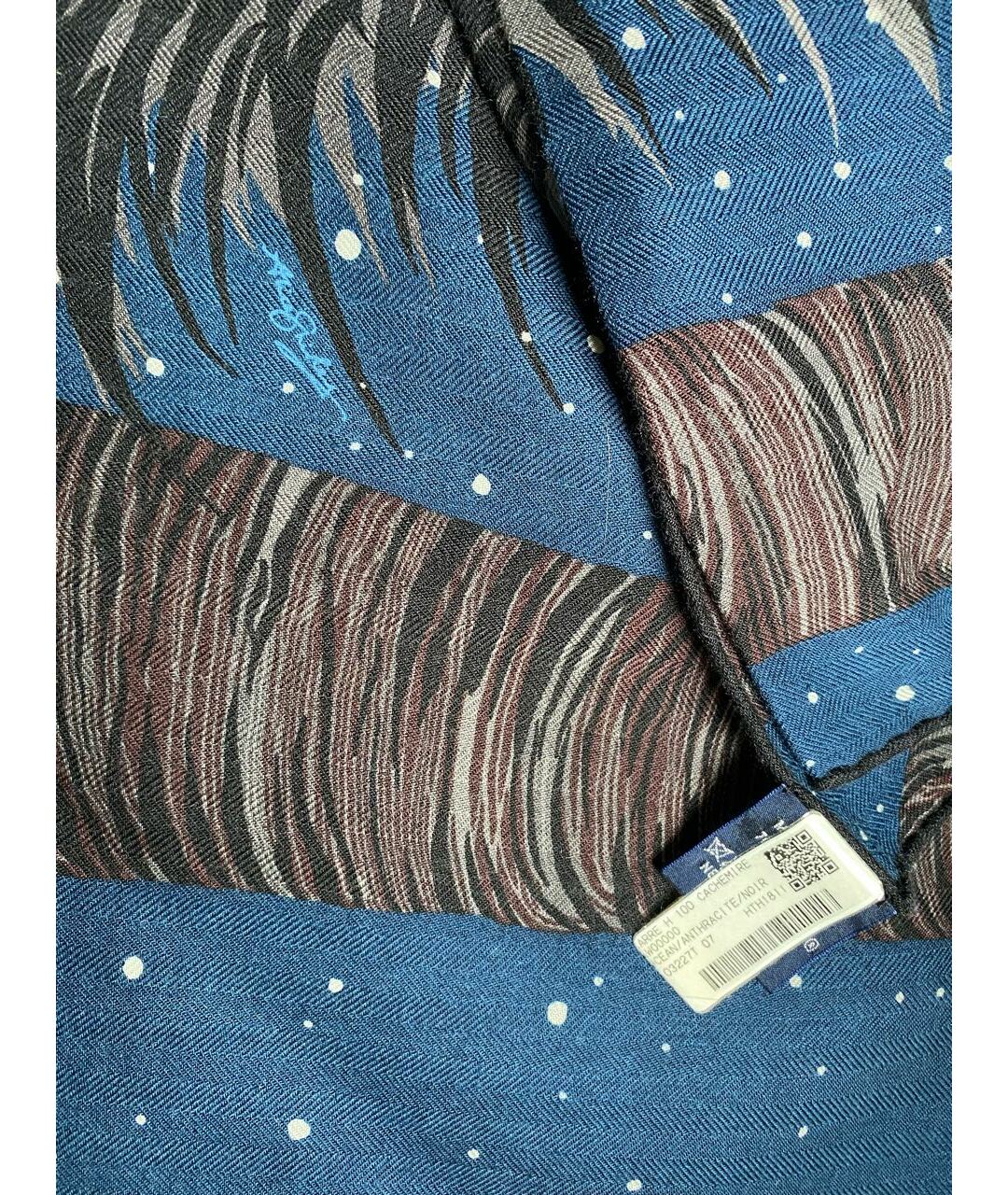 HERMES Синий платок, фото 7