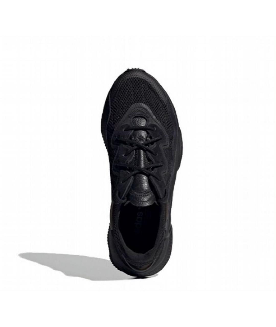 ADIDAS Черные текстильные низкие кроссовки / кеды, фото 3