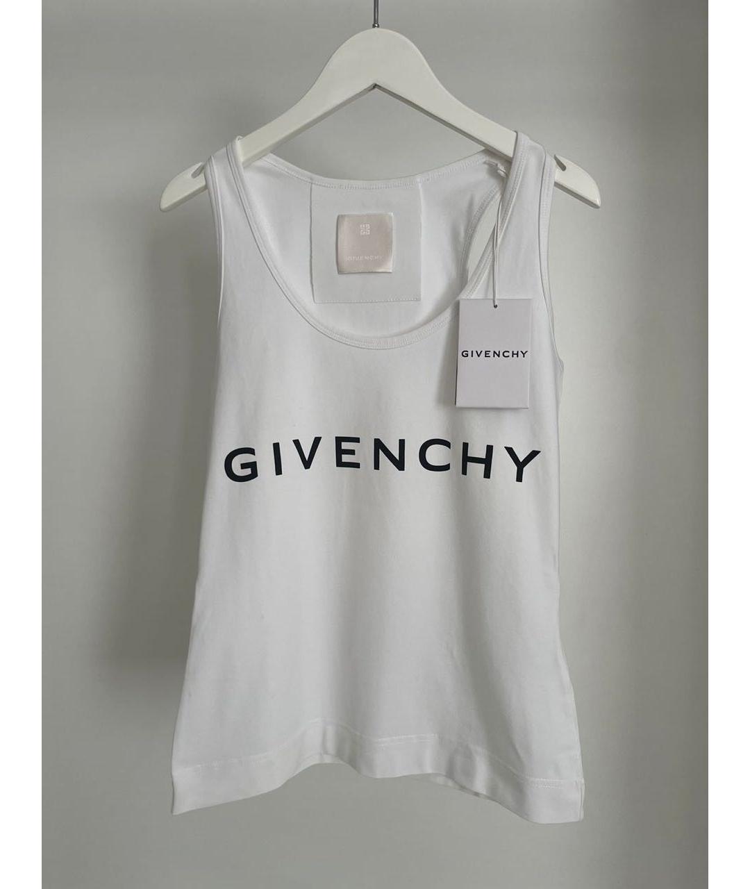 GIVENCHY Белая хлопковая майка, фото 5