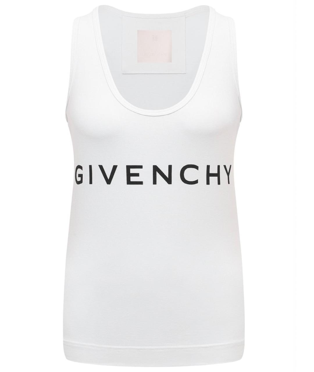 GIVENCHY Белая хлопковая майка, фото 1