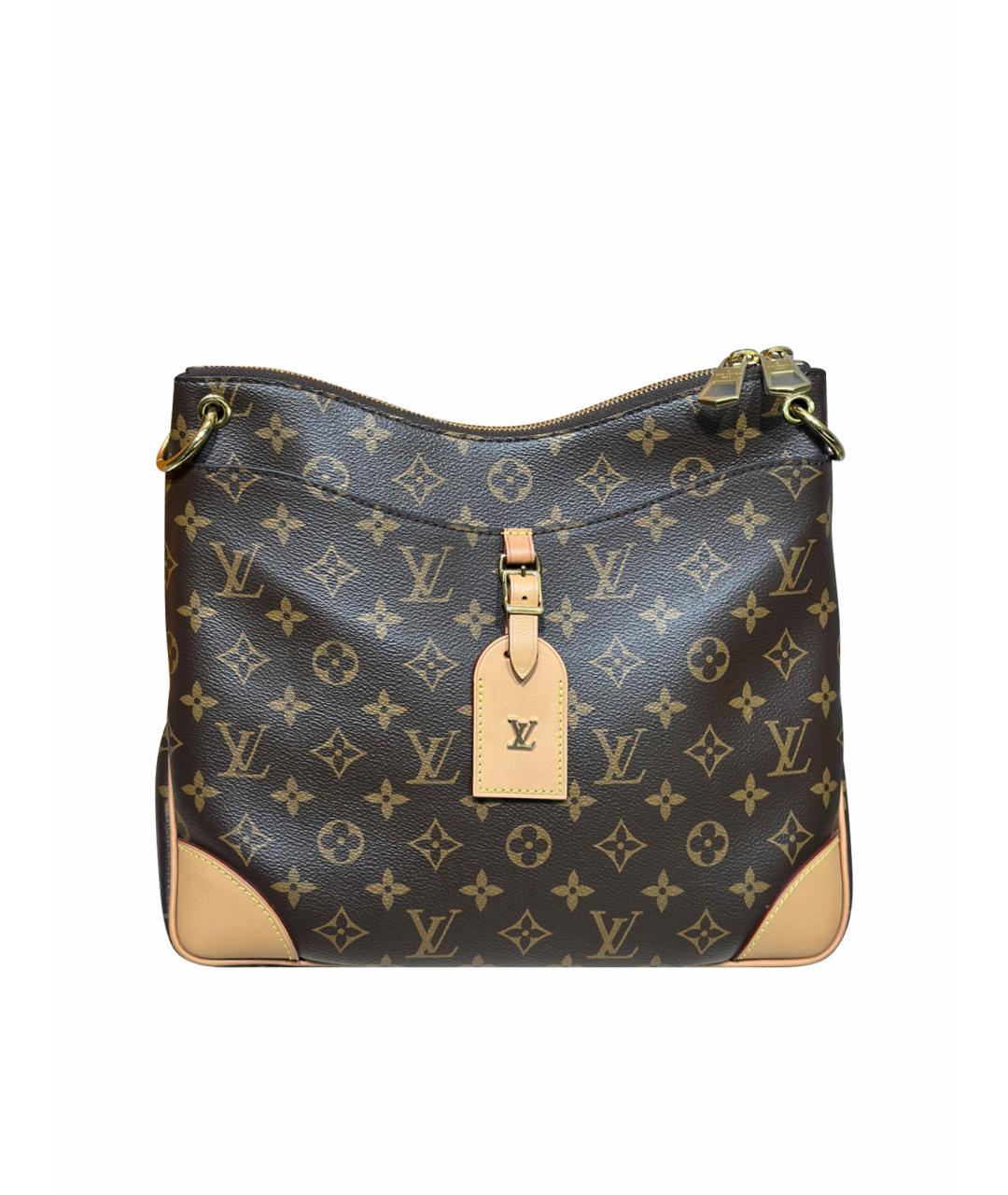LOUIS VUITTON Коричневая сумка тоут из искусственной кожи, фото 1