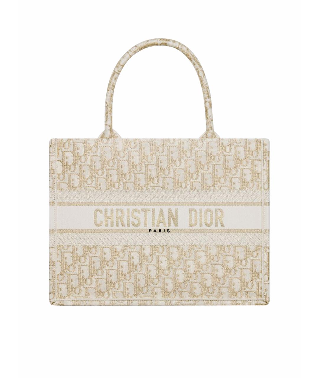 CHRISTIAN DIOR Бежевая сумка тоут, фото 1