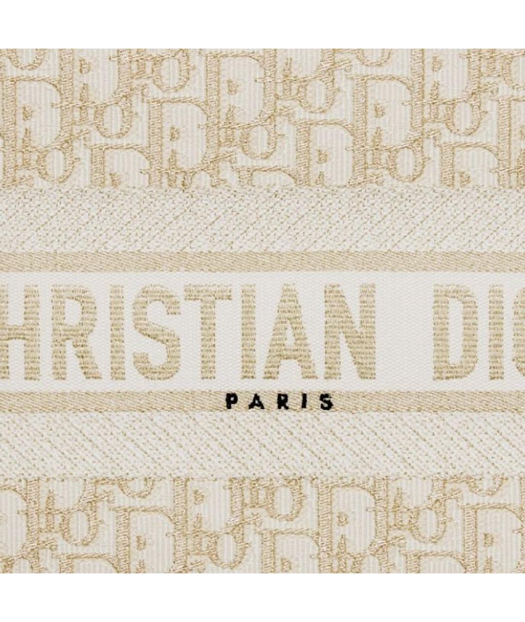 CHRISTIAN DIOR Бежевая сумка тоут, фото 2