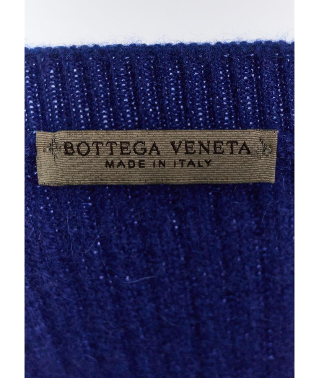 BOTTEGA VENETA Синий кашемировый джемпер / свитер, фото 3