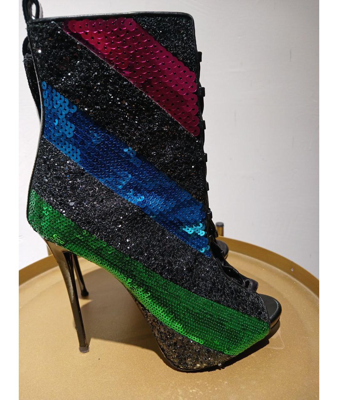 GIUSEPPE ZANOTTI DESIGN Мульти текстильные ботильоны, фото 6
