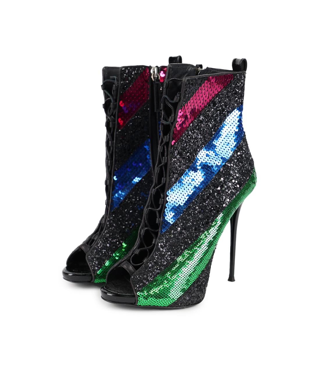 GIUSEPPE ZANOTTI DESIGN Мульти текстильные ботильоны, фото 5