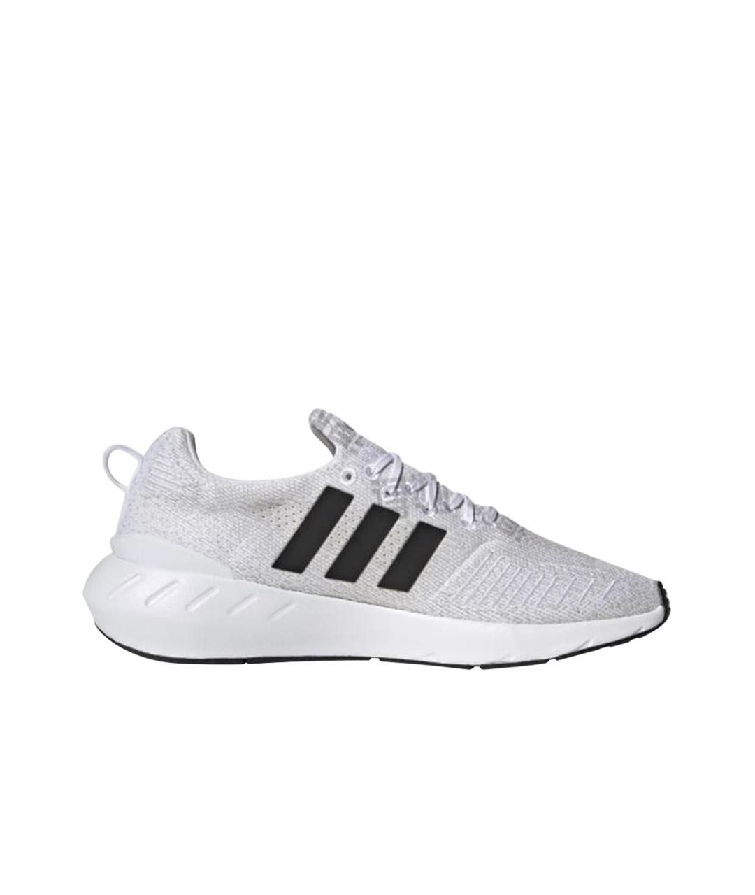 ADIDAS Белые текстильные низкие кроссовки / кеды, фото 1