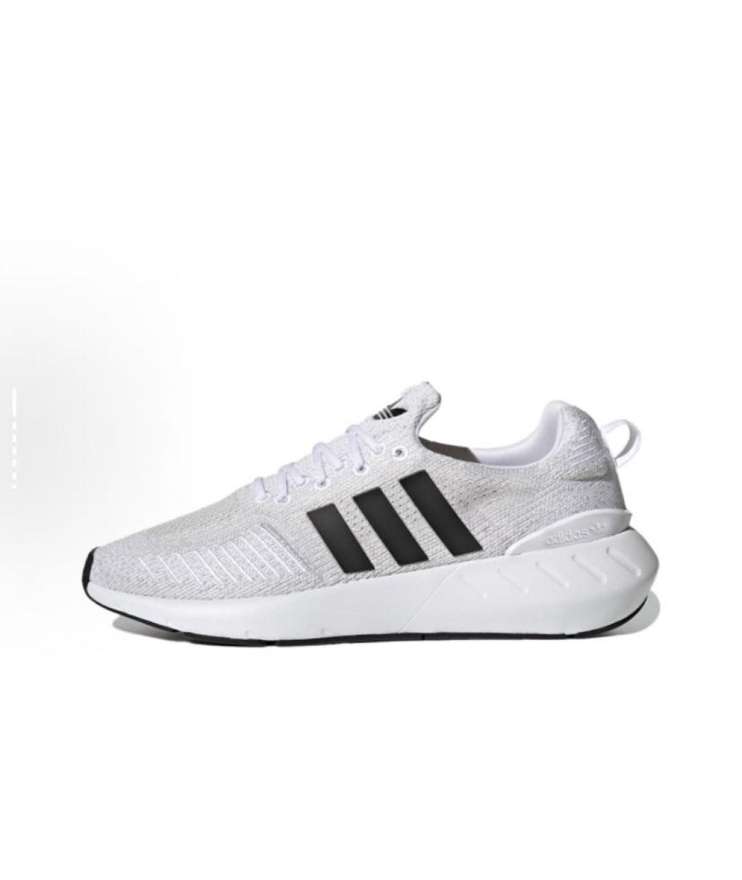 ADIDAS Белые текстильные низкие кроссовки / кеды, фото 3