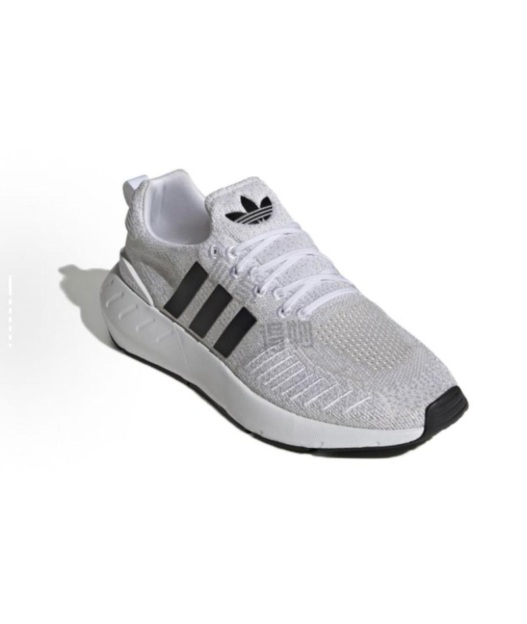 ADIDAS Белые текстильные низкие кроссовки / кеды, фото 4
