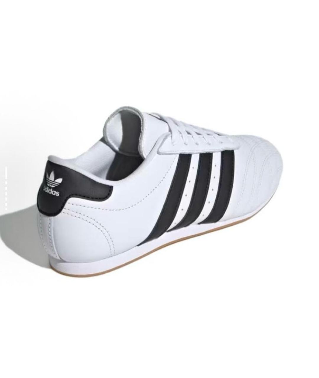 ADIDAS Белые кожаные низкие кроссовки / кеды, фото 5