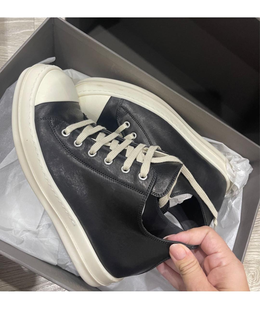 RICK OWENS DRKSHDW Черные кеды, фото 5