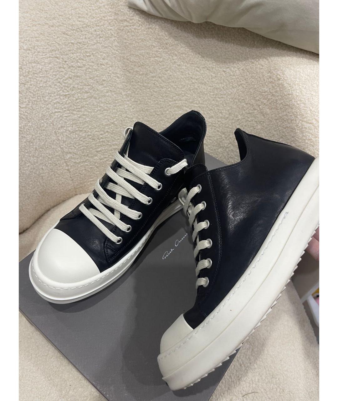 RICK OWENS DRKSHDW Черные кеды, фото 2