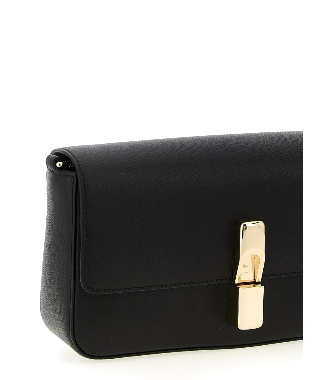 FURLA Черная кожаная сумка через плечо, фото 3
