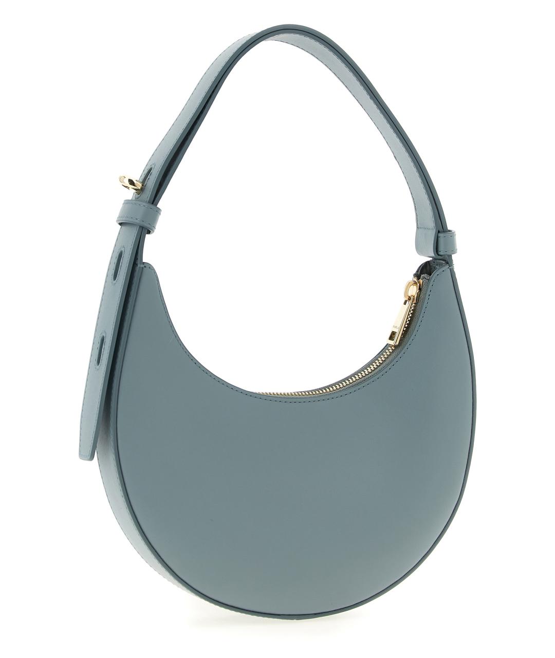 FURLA Голубая кожаная сумка через плечо, фото 2