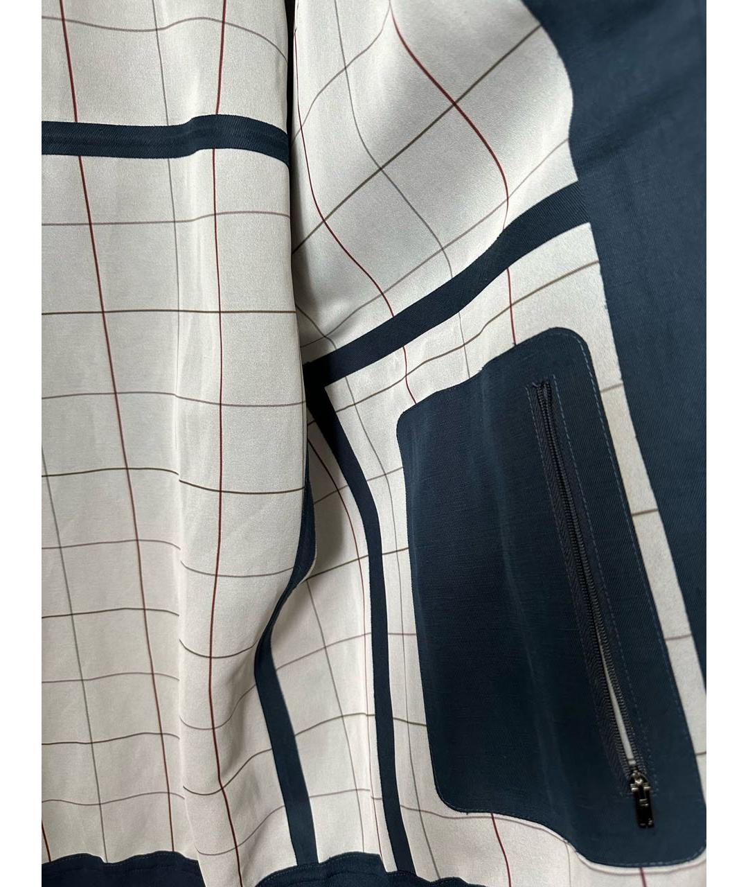 LORO PIANA Темно-синяя льняная куртка, фото 7