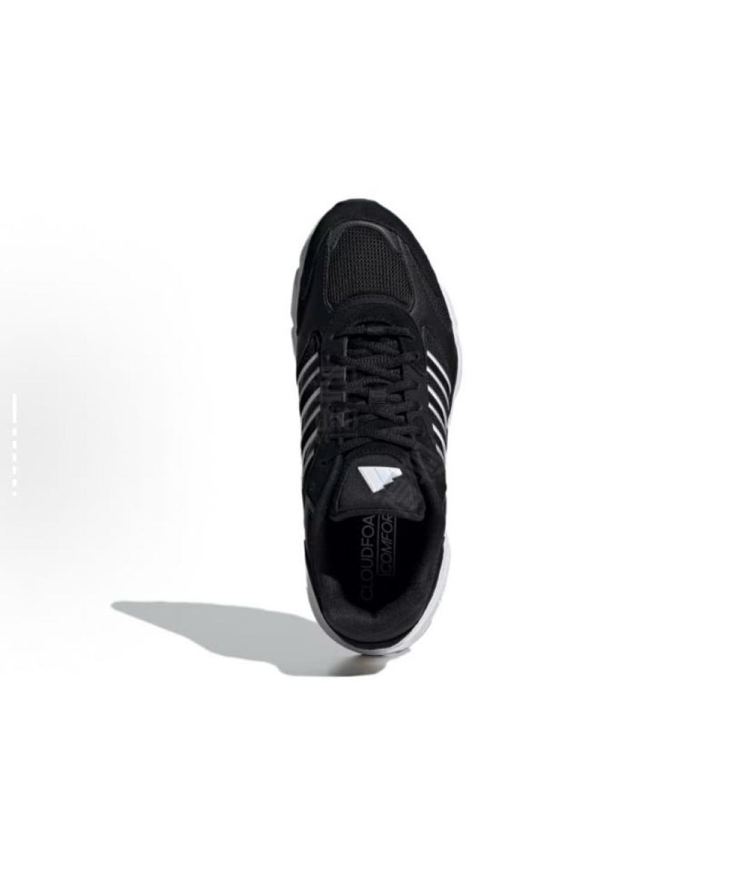 ADIDAS Черные текстильные низкие кроссовки / кеды, фото 5