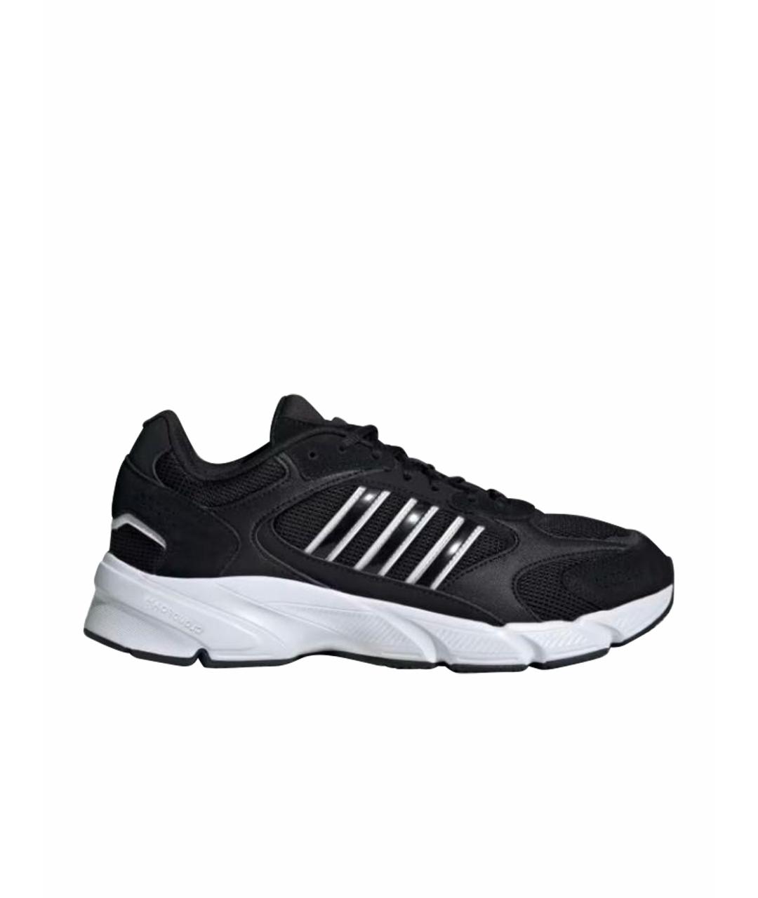 ADIDAS Черные текстильные низкие кроссовки / кеды, фото 1