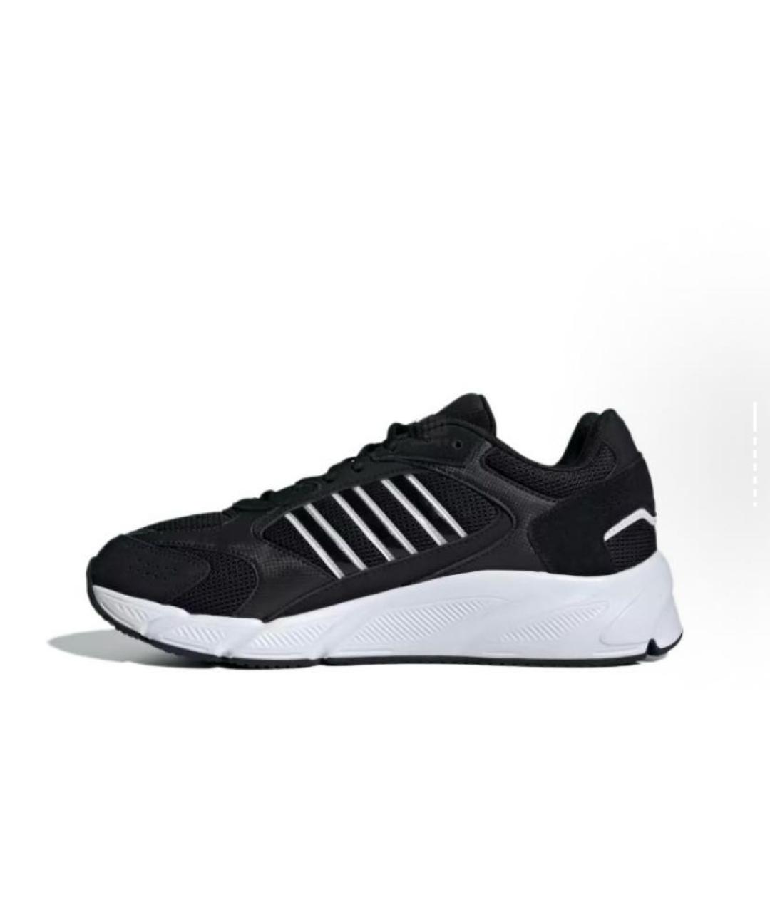 ADIDAS Черные текстильные низкие кроссовки / кеды, фото 3