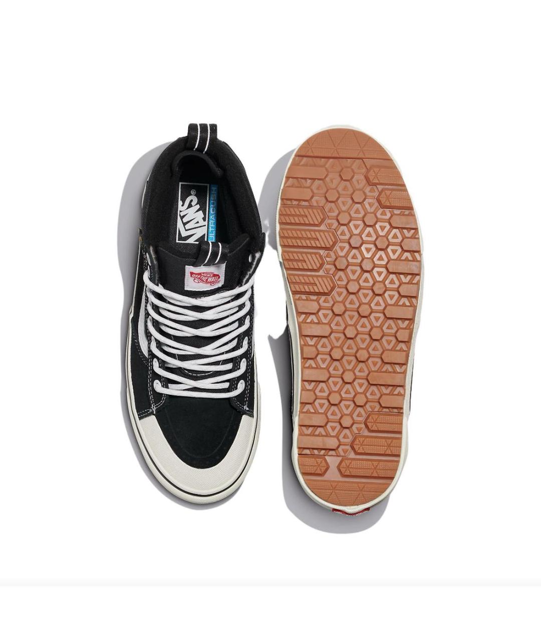 VANS Черные замшевые высокие кроссовки / кеды, фото 3