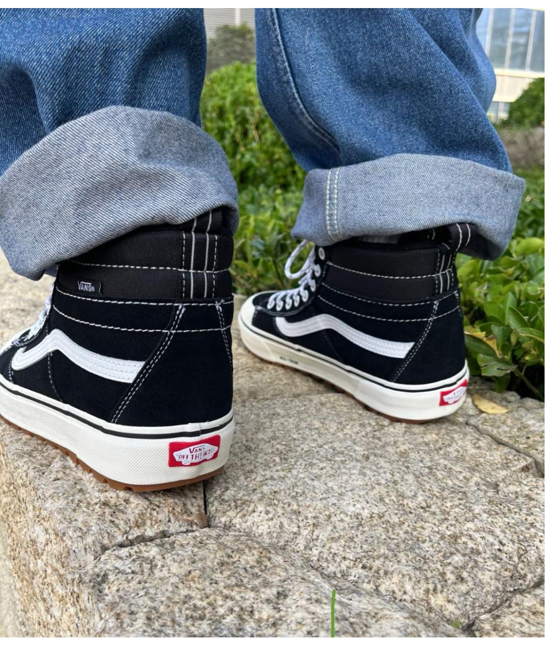 VANS Черные замшевые высокие кроссовки / кеды, фото 7