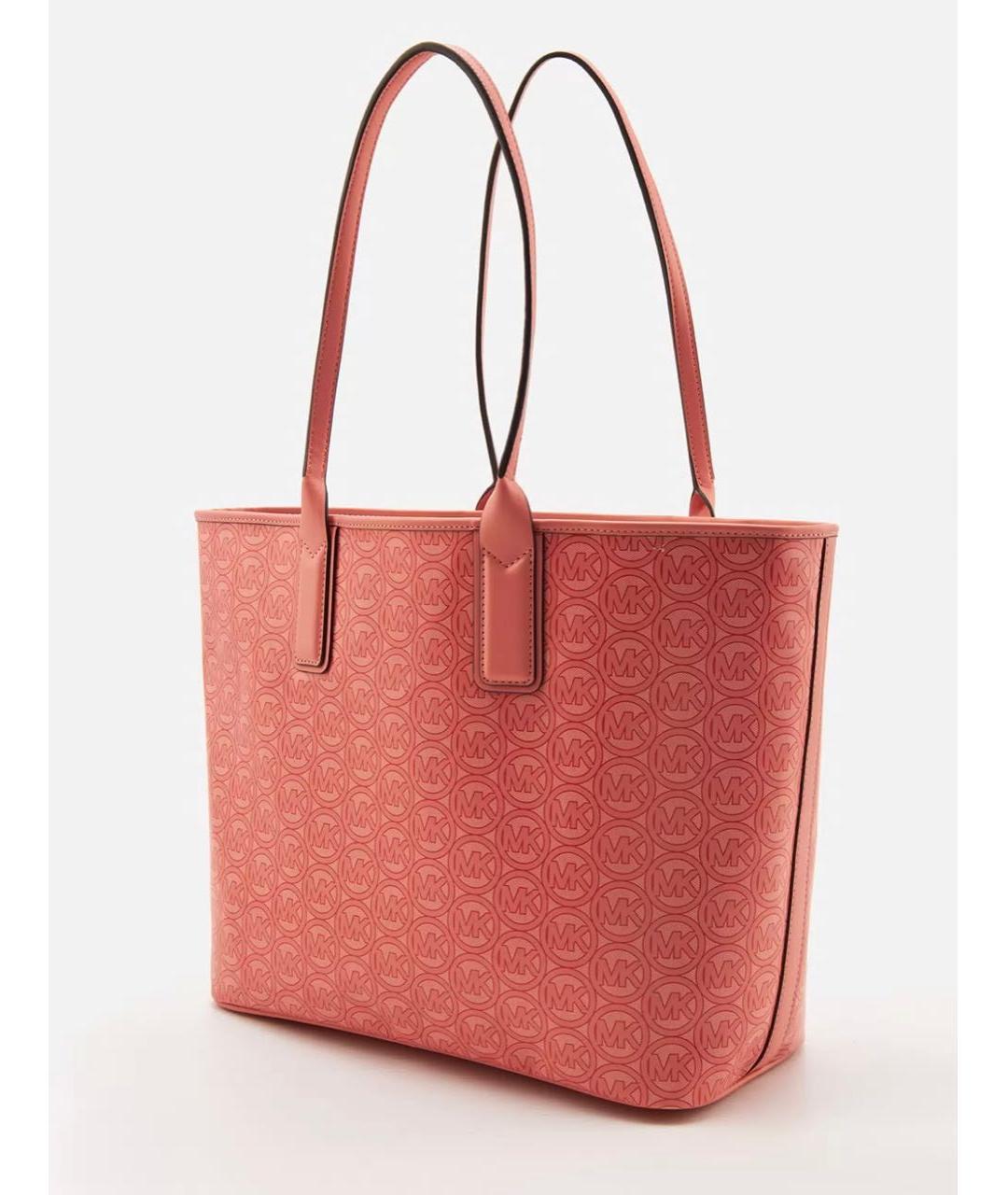 MICHAEL KORS Коралловая сумка тоут, фото 7