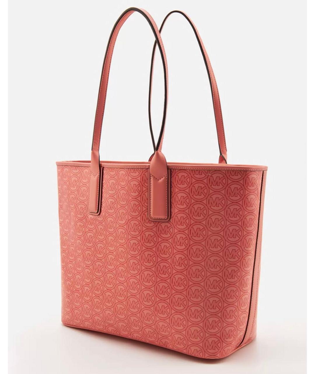 MICHAEL KORS Коралловая сумка тоут, фото 3