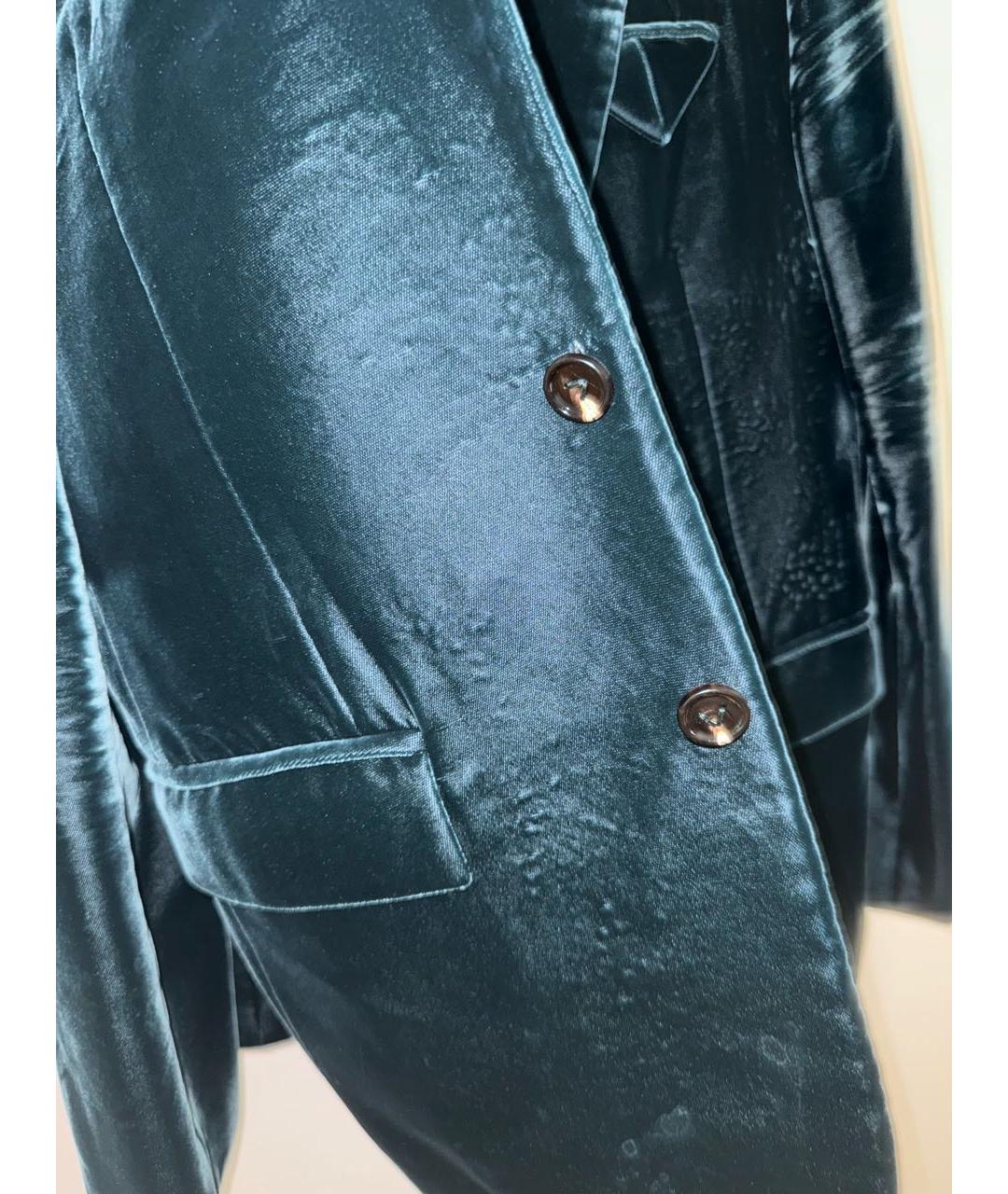 BOTTEGA VENETA Зеленый вечерний костюм, фото 4