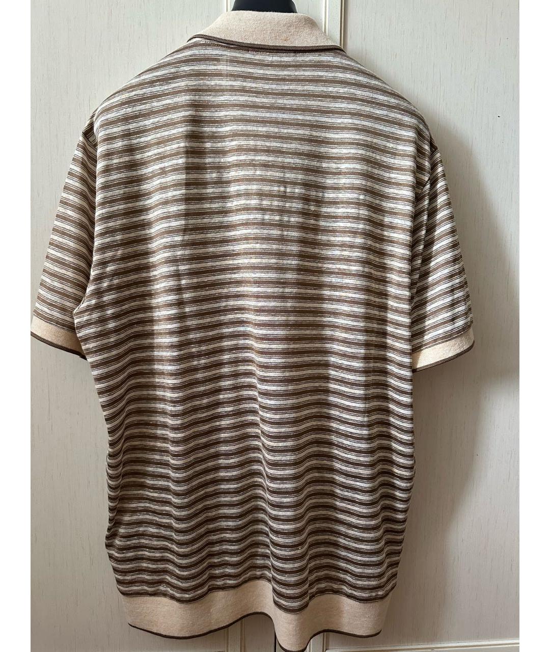 LORO PIANA Бежевая льняная кэжуал рубашка, фото 2
