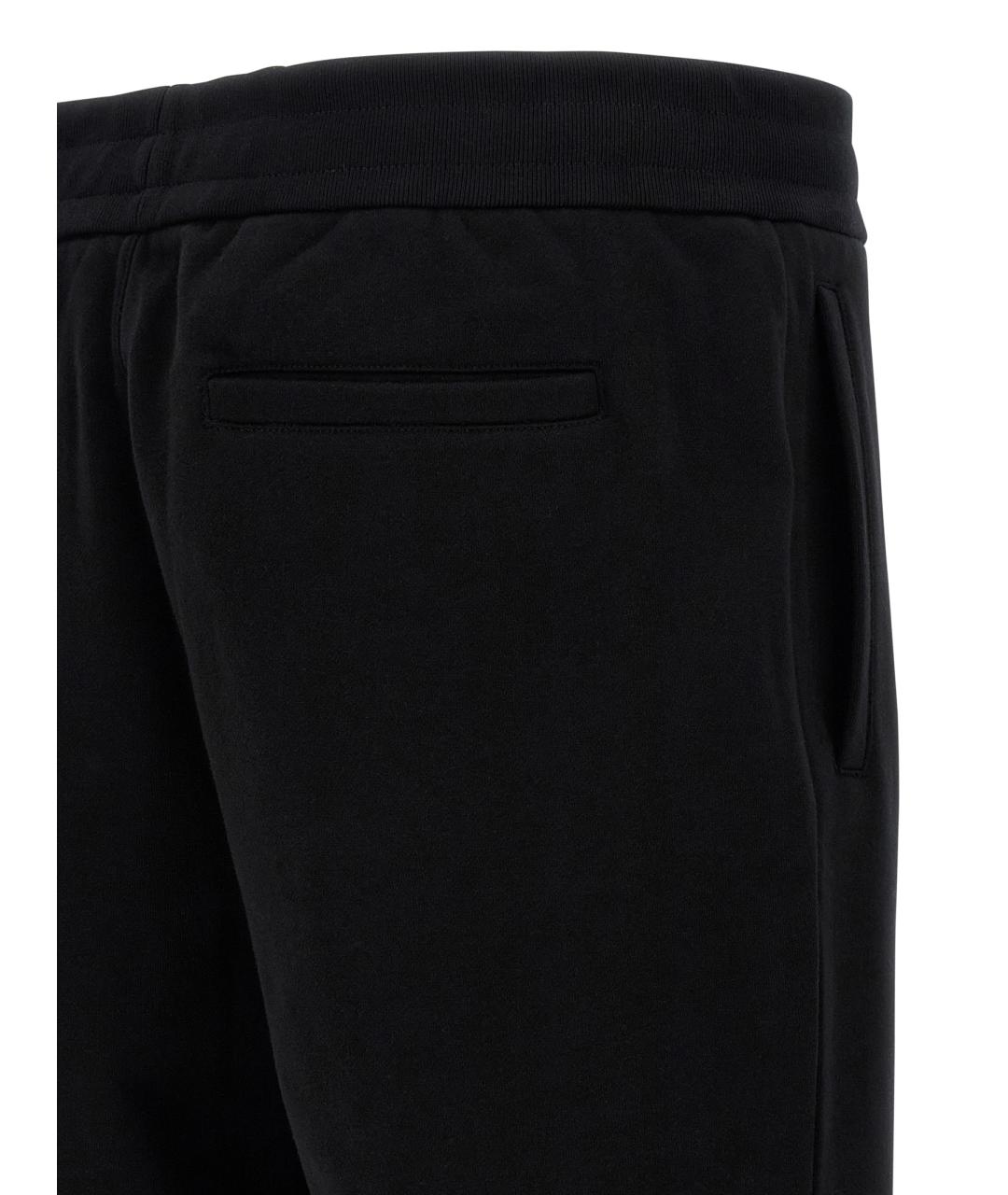 VERSACE Черные хлопковые повседневные брюки, фото 4
