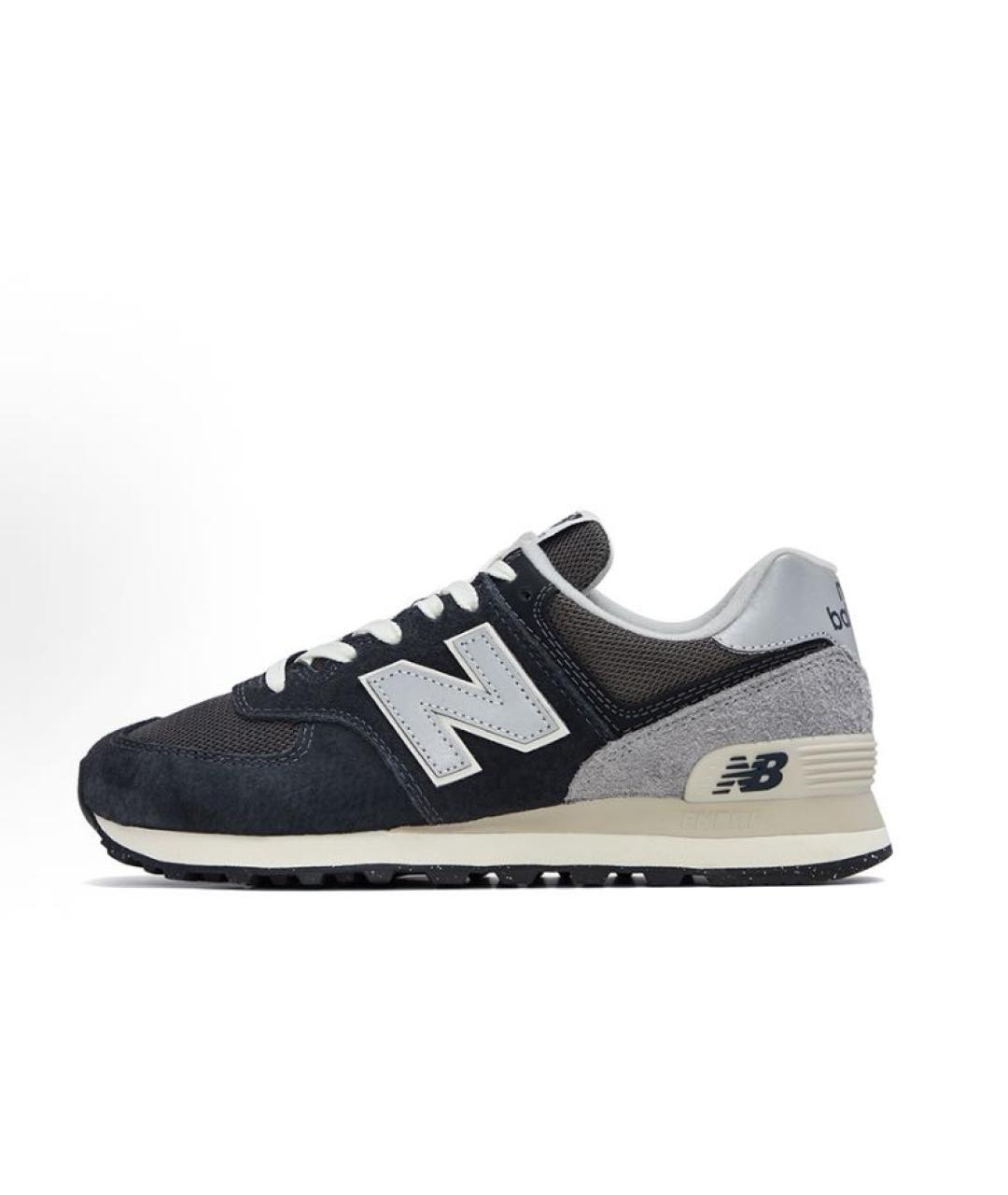 NEW BALANCE Черные замшевые кроссовки, фото 2