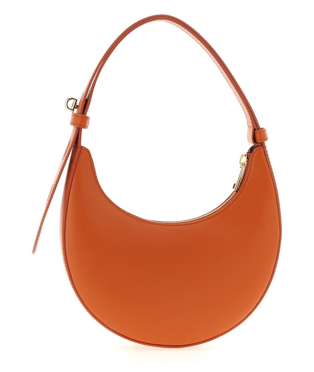 FURLA Оранжевая кожаная сумка через плечо, фото 2