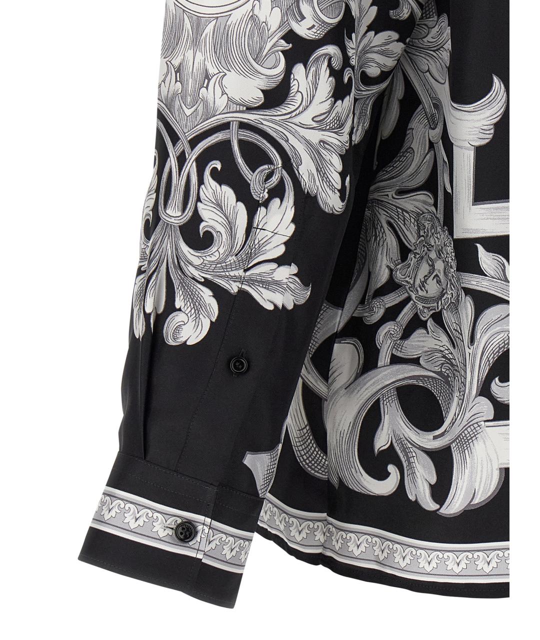 VERSACE Мульти шелковая кэжуал рубашка, фото 4