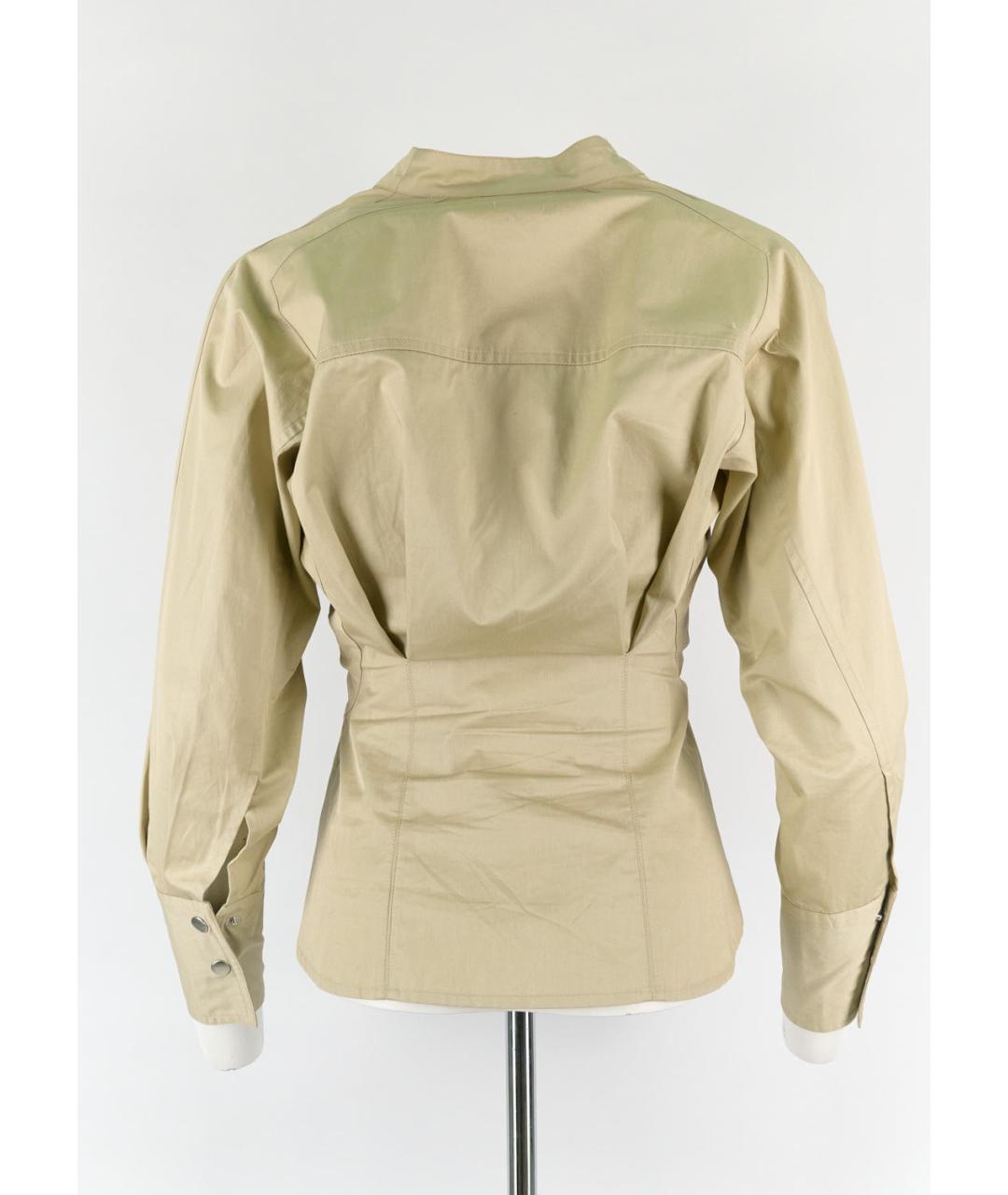 ISABEL MARANT Бежевый хлопковый костюм с юбками, фото 4