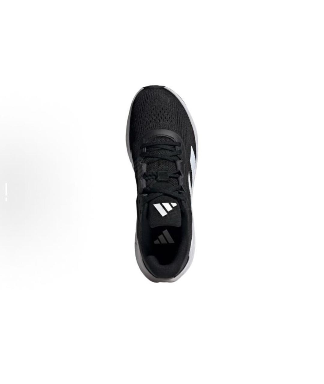 ADIDAS Черные текстильные низкие кроссовки / кеды, фото 4