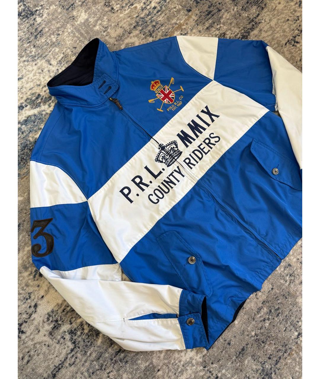 POLO RALPH LAUREN Синяя полиэстеровая куртка, фото 3