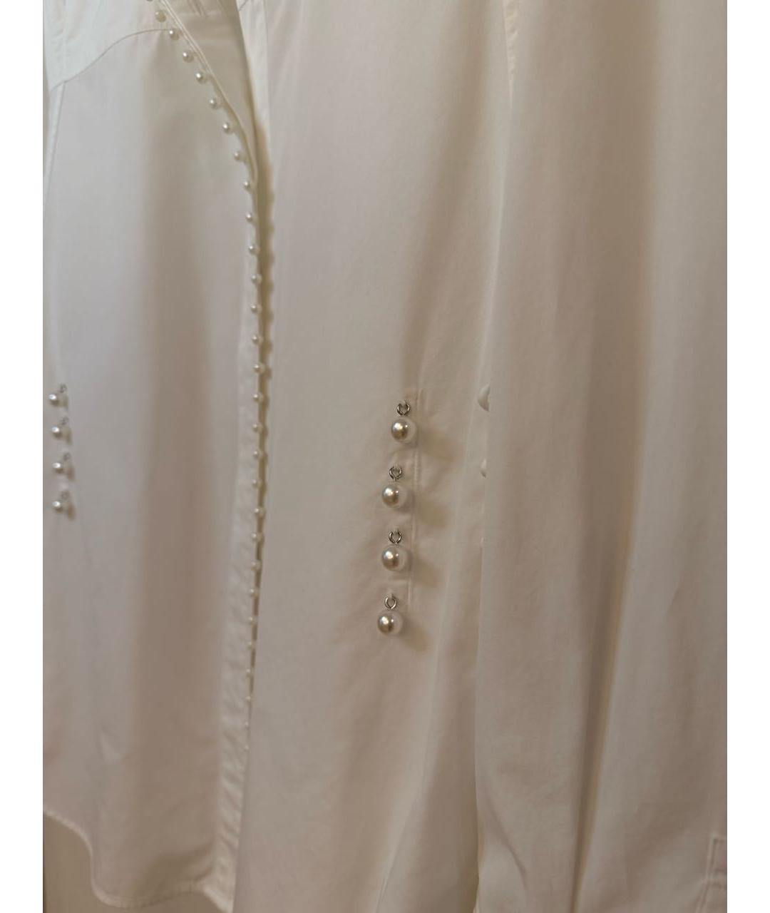 3.1 PHILLIP LIM Белая хлопковая рубашка, фото 3