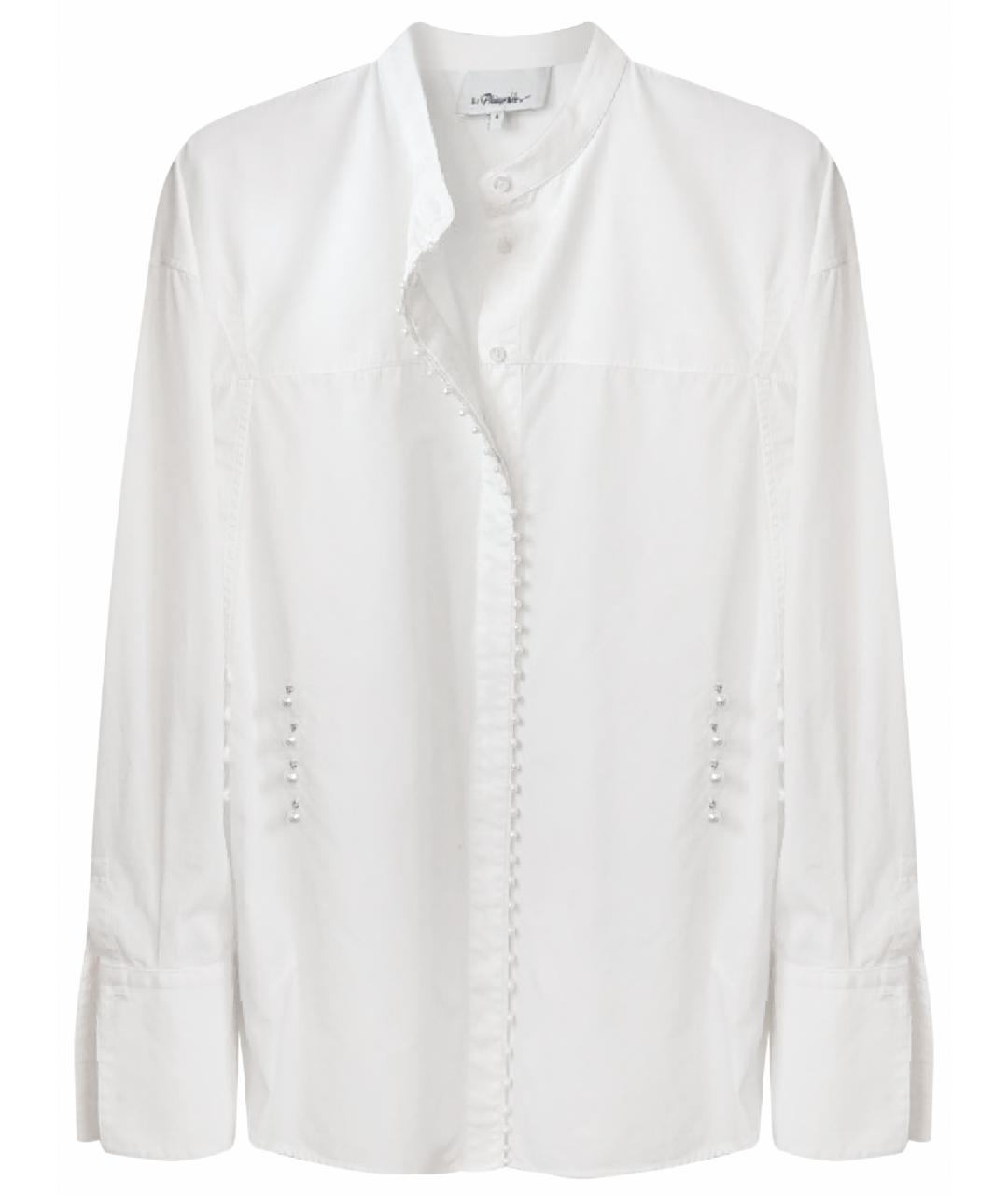 3.1 PHILLIP LIM Белая хлопковая рубашка, фото 1