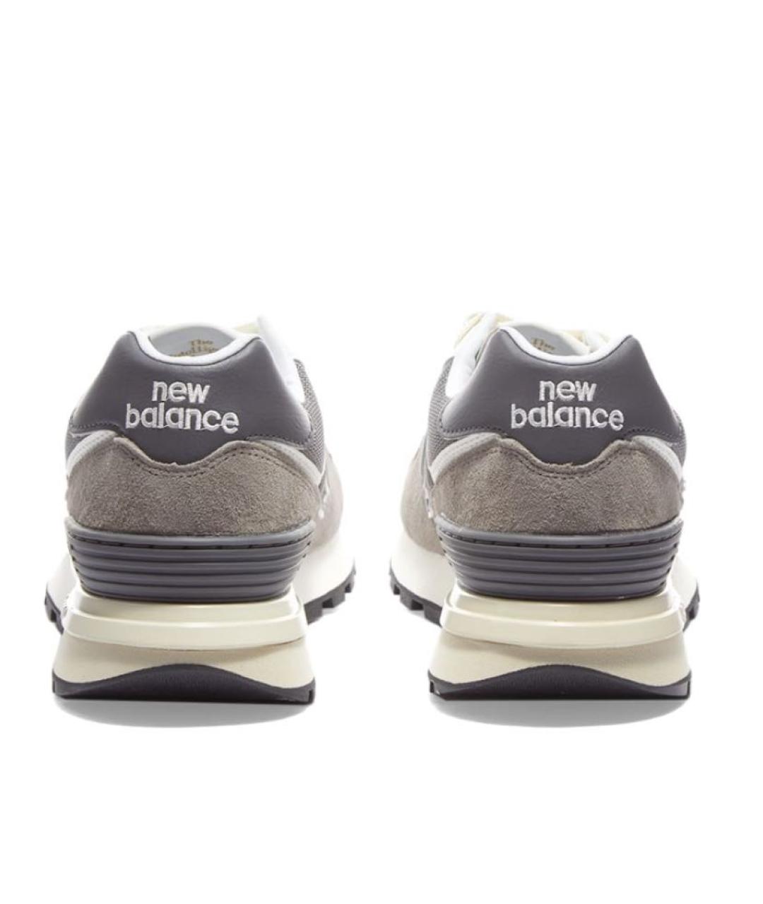 NEW BALANCE Серые замшевые кроссовки, фото 4