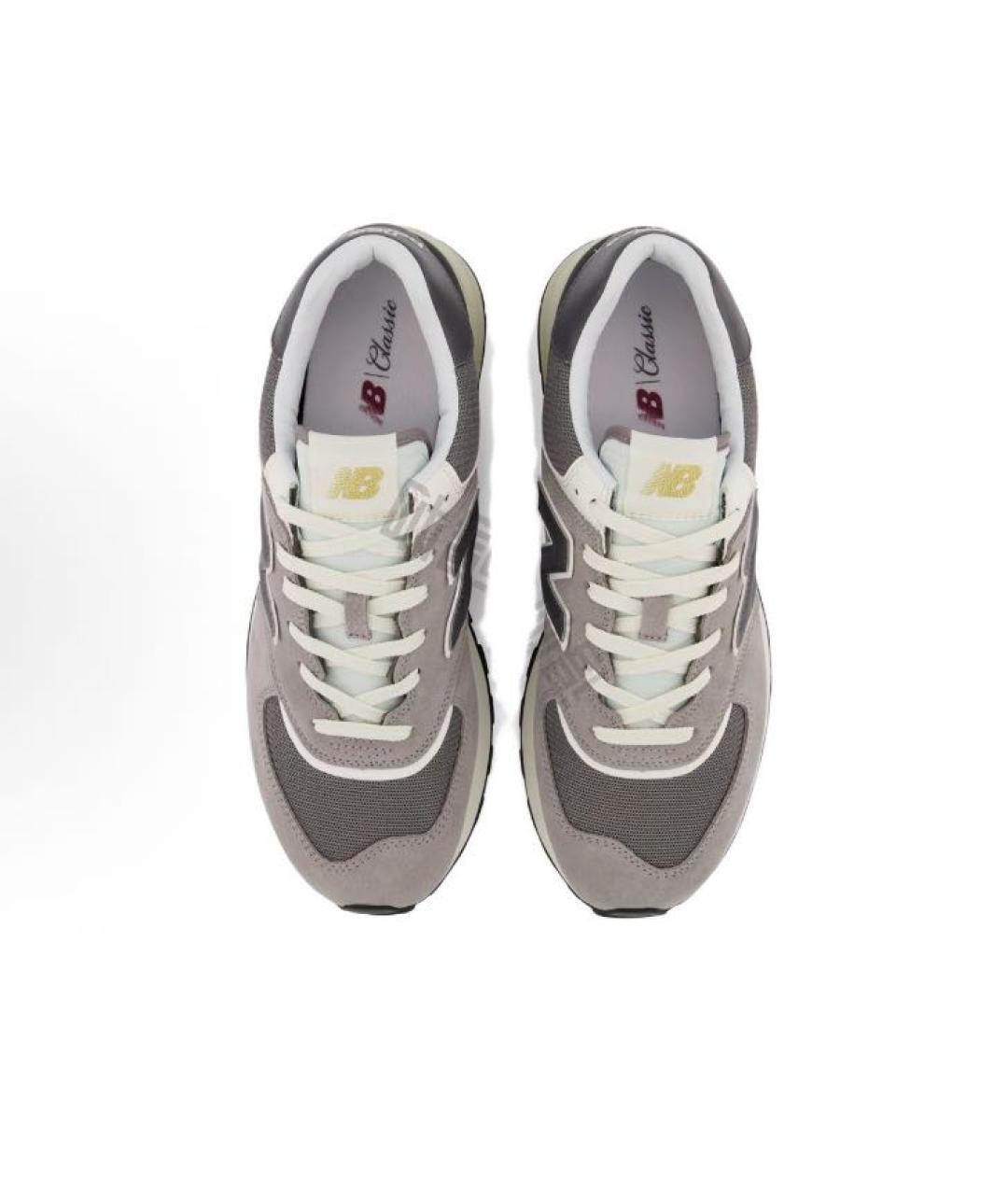 NEW BALANCE Серые замшевые кроссовки, фото 3