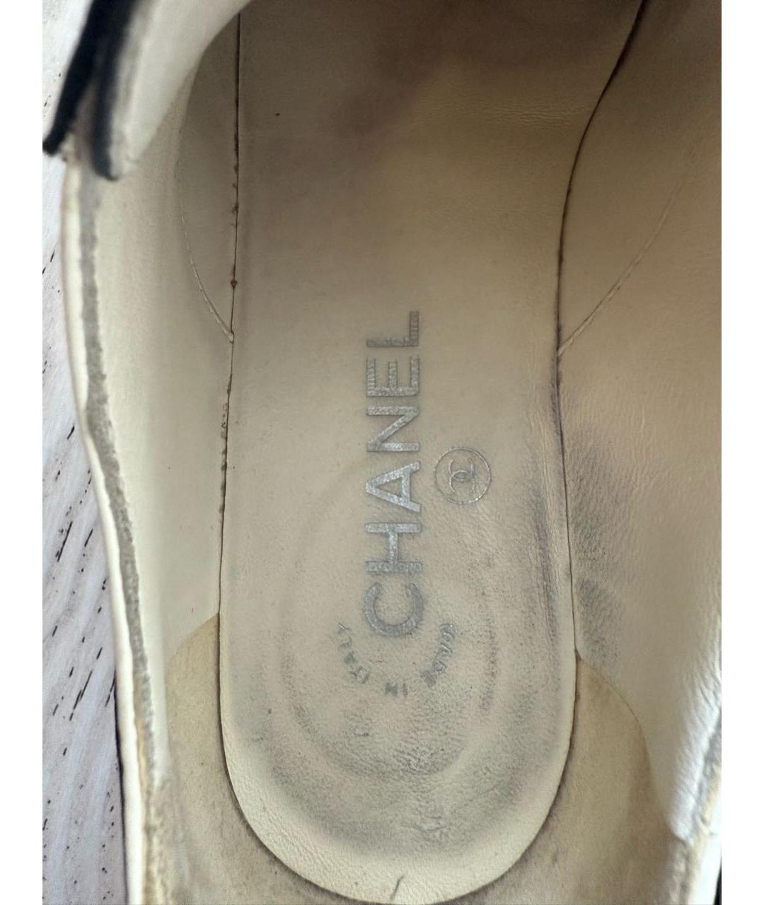CHANEL Черные кожаные ботинки, фото 7