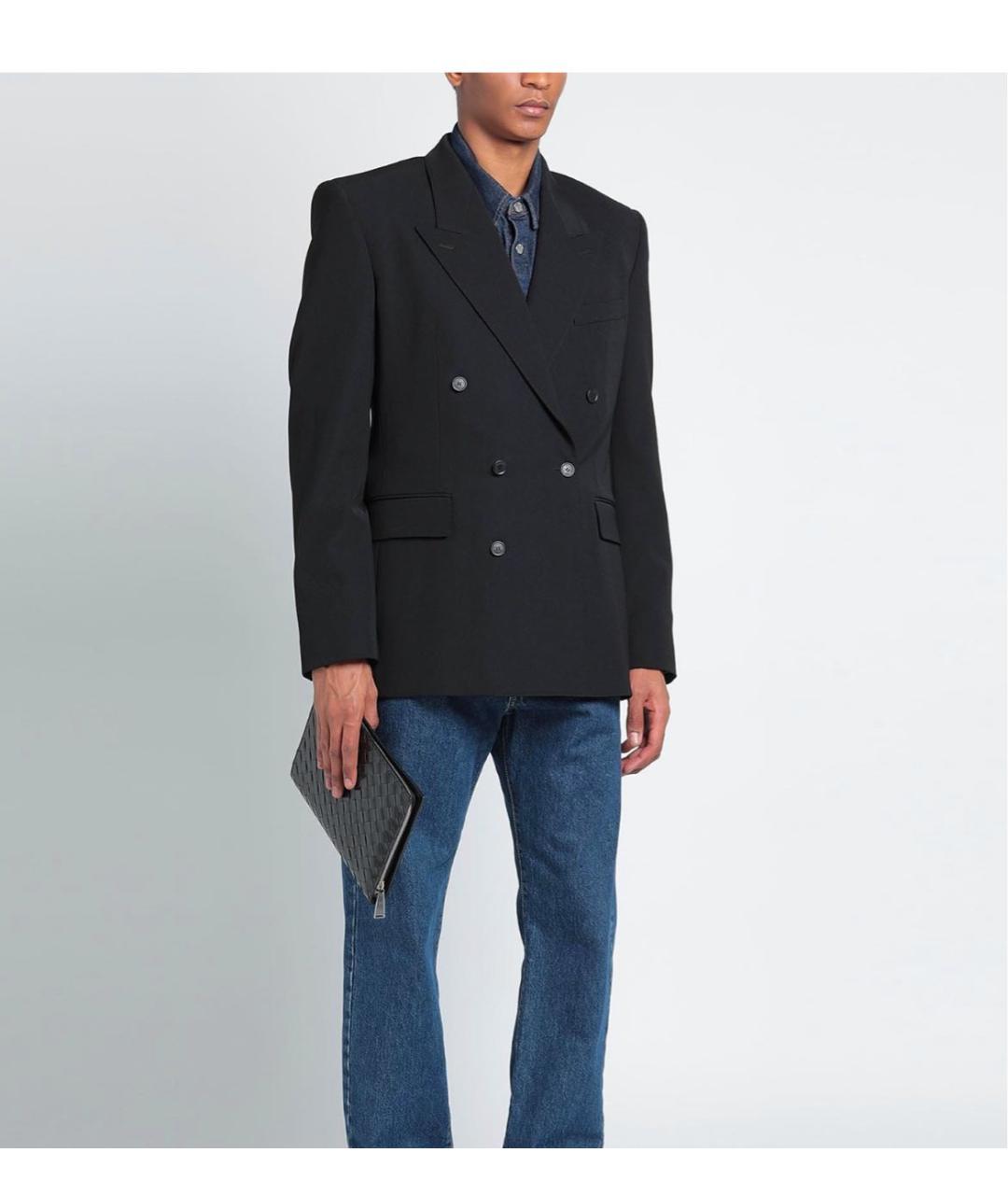 BALENCIAGA Черный пиджак, фото 5