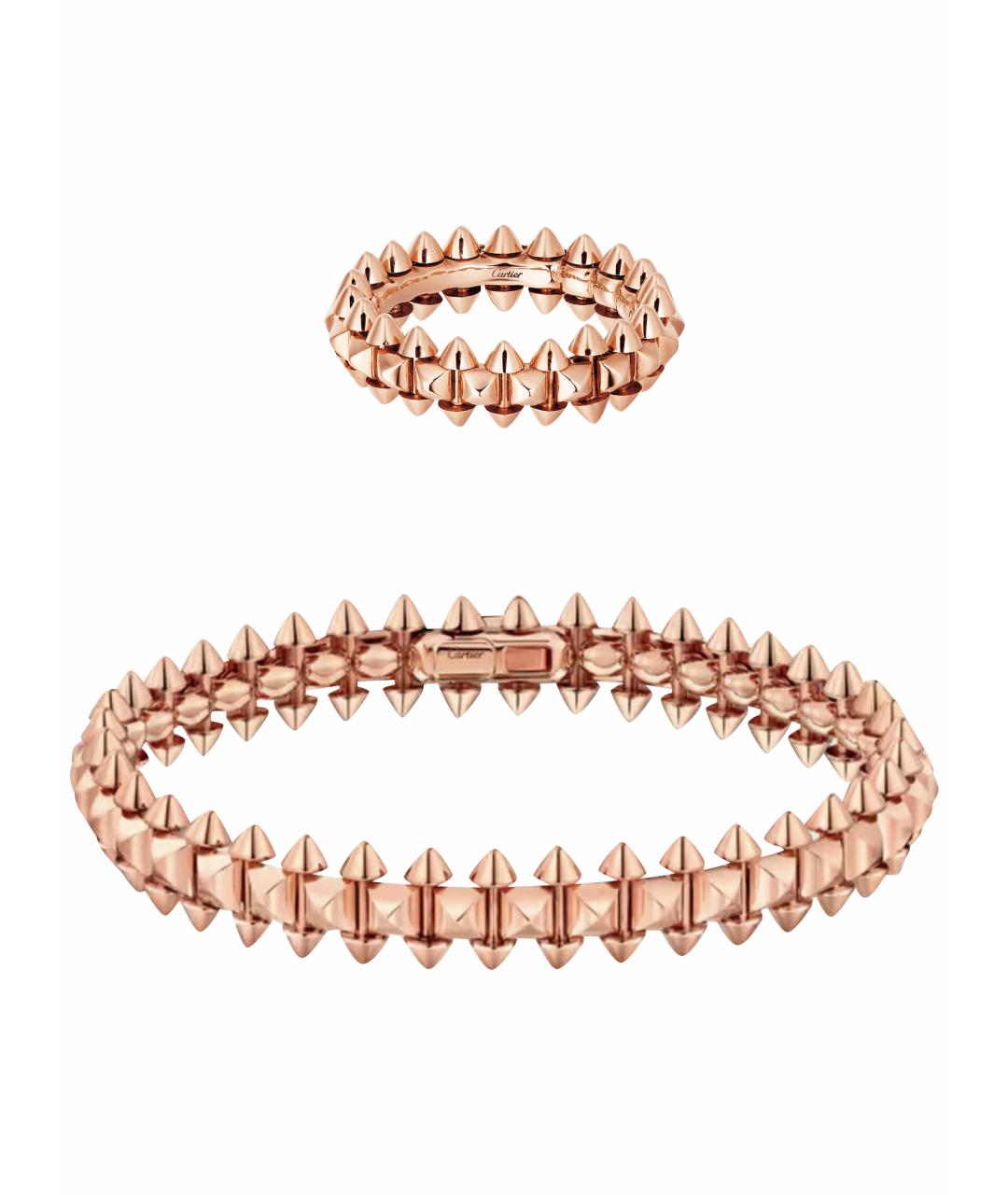 CARTIER Золотой комплект из розового золота, фото 1