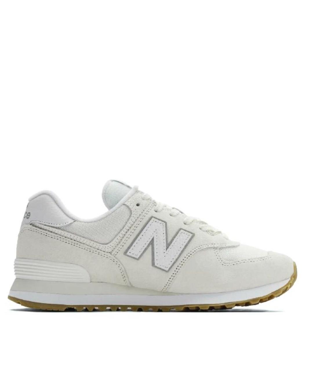 NEW BALANCE Бежевые замшевые кроссовки, фото 9