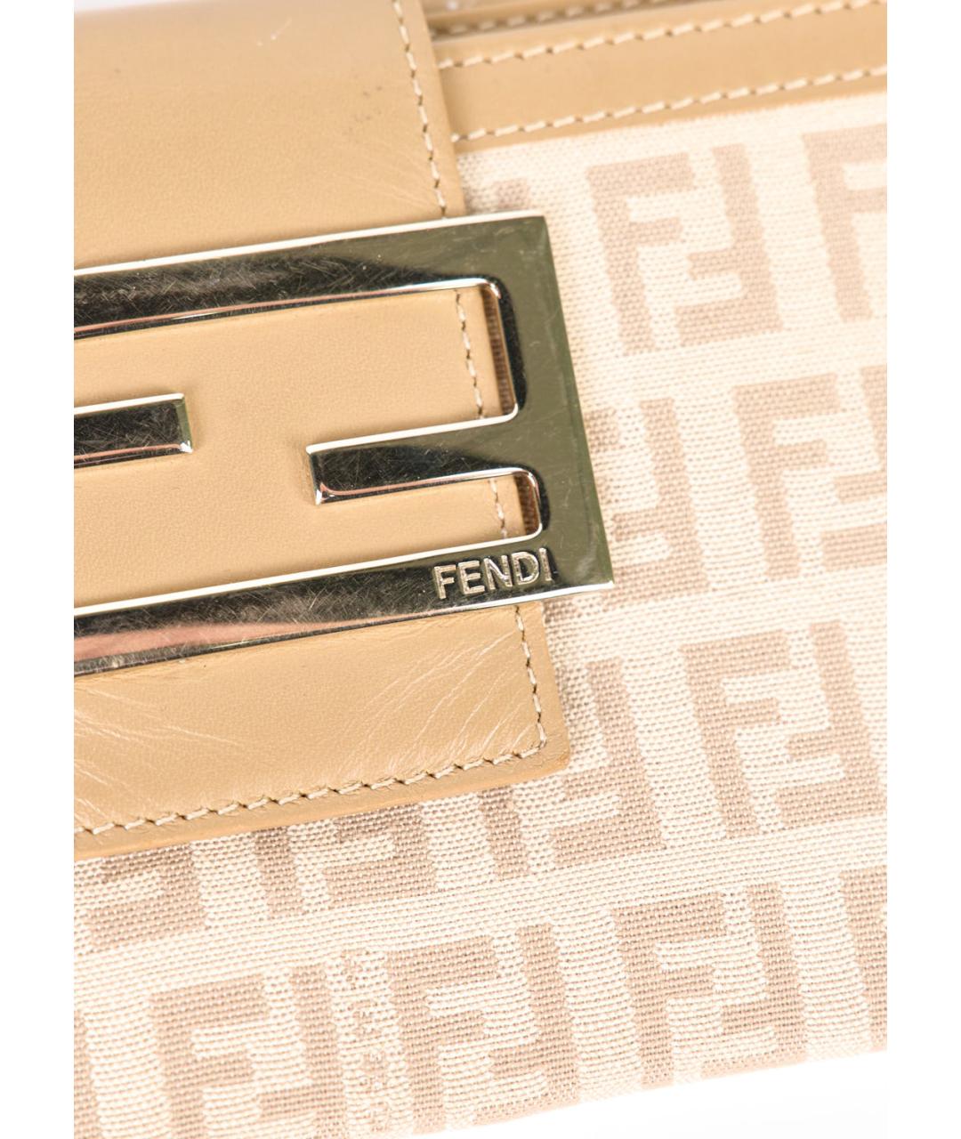 FENDI Бежевый кошелек, фото 5