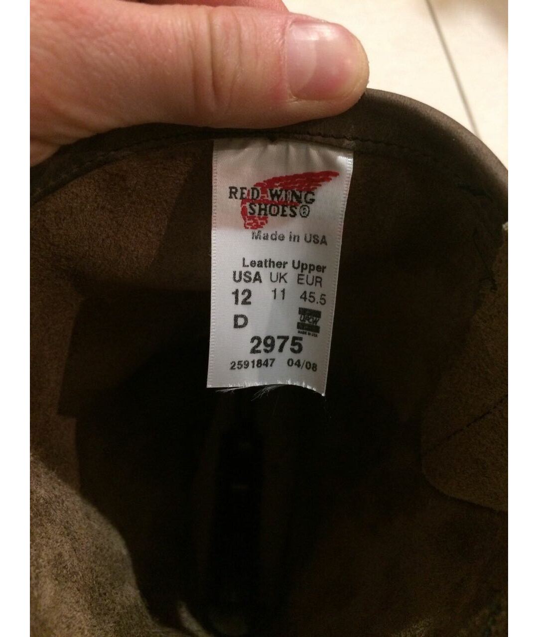 RED WING Коричневые кожаные высокие ботинки, фото 6