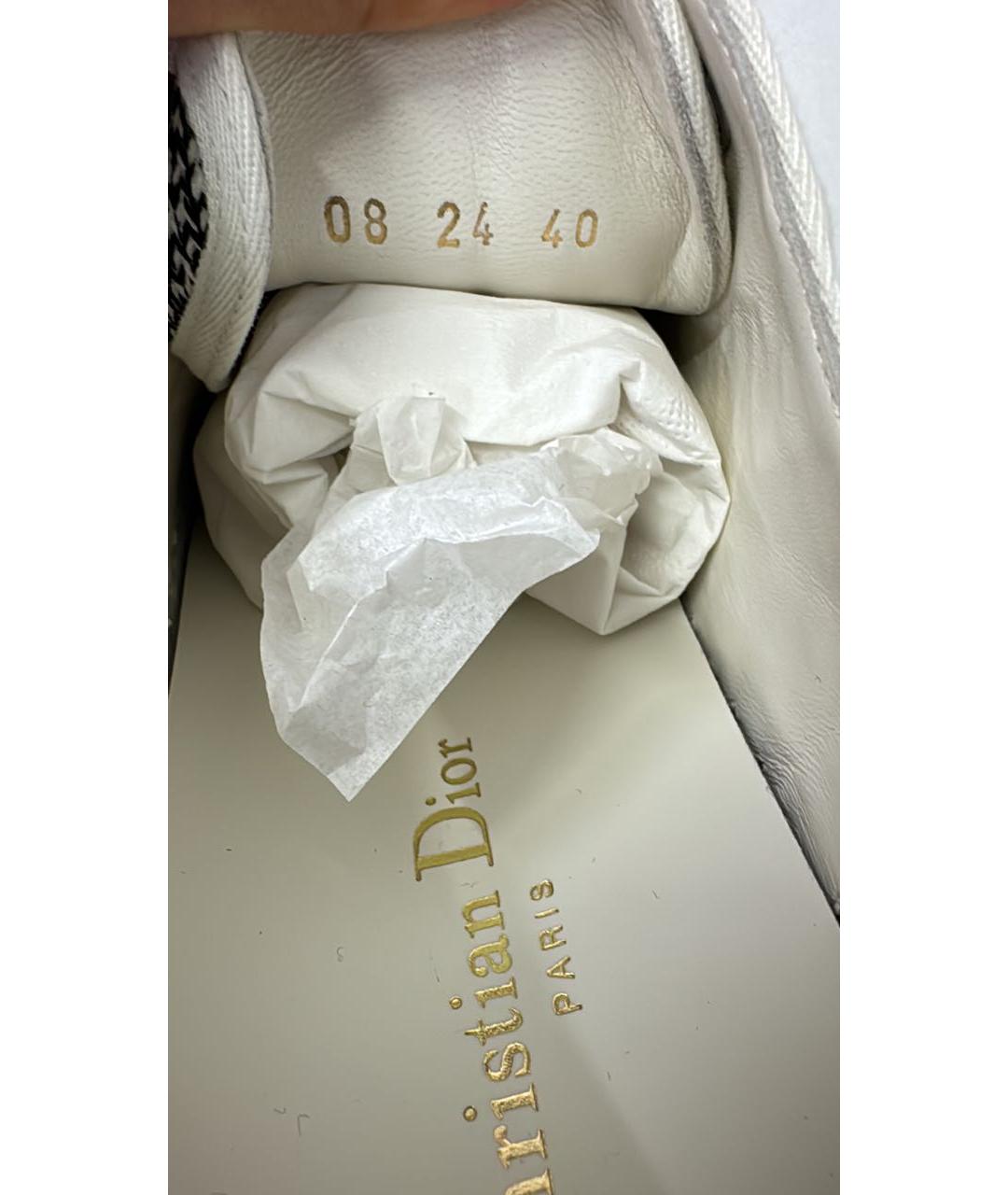 CHRISTIAN DIOR Мульти текстильные кеды, фото 6