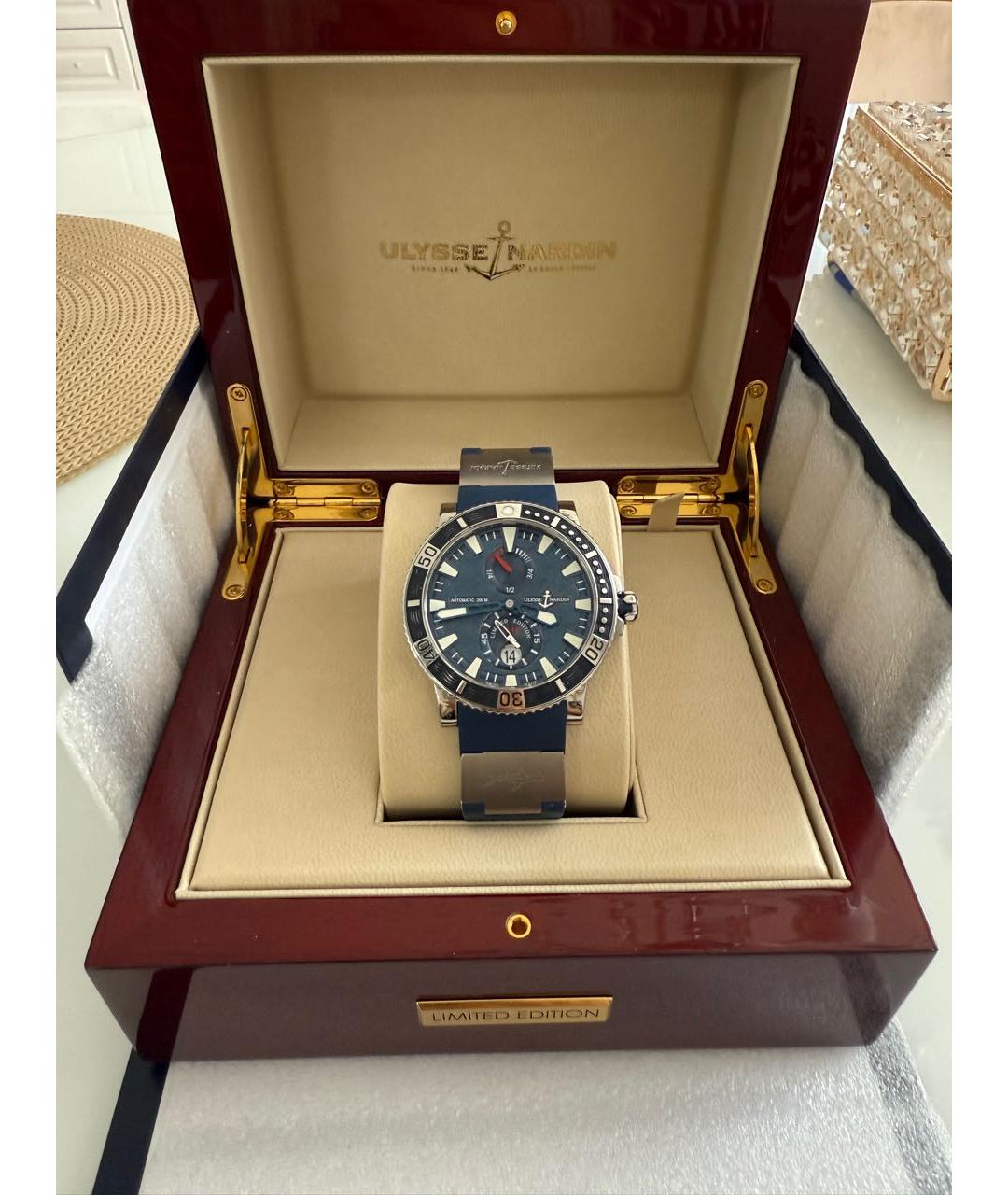 Ulysse Nardin Синие часы, фото 3